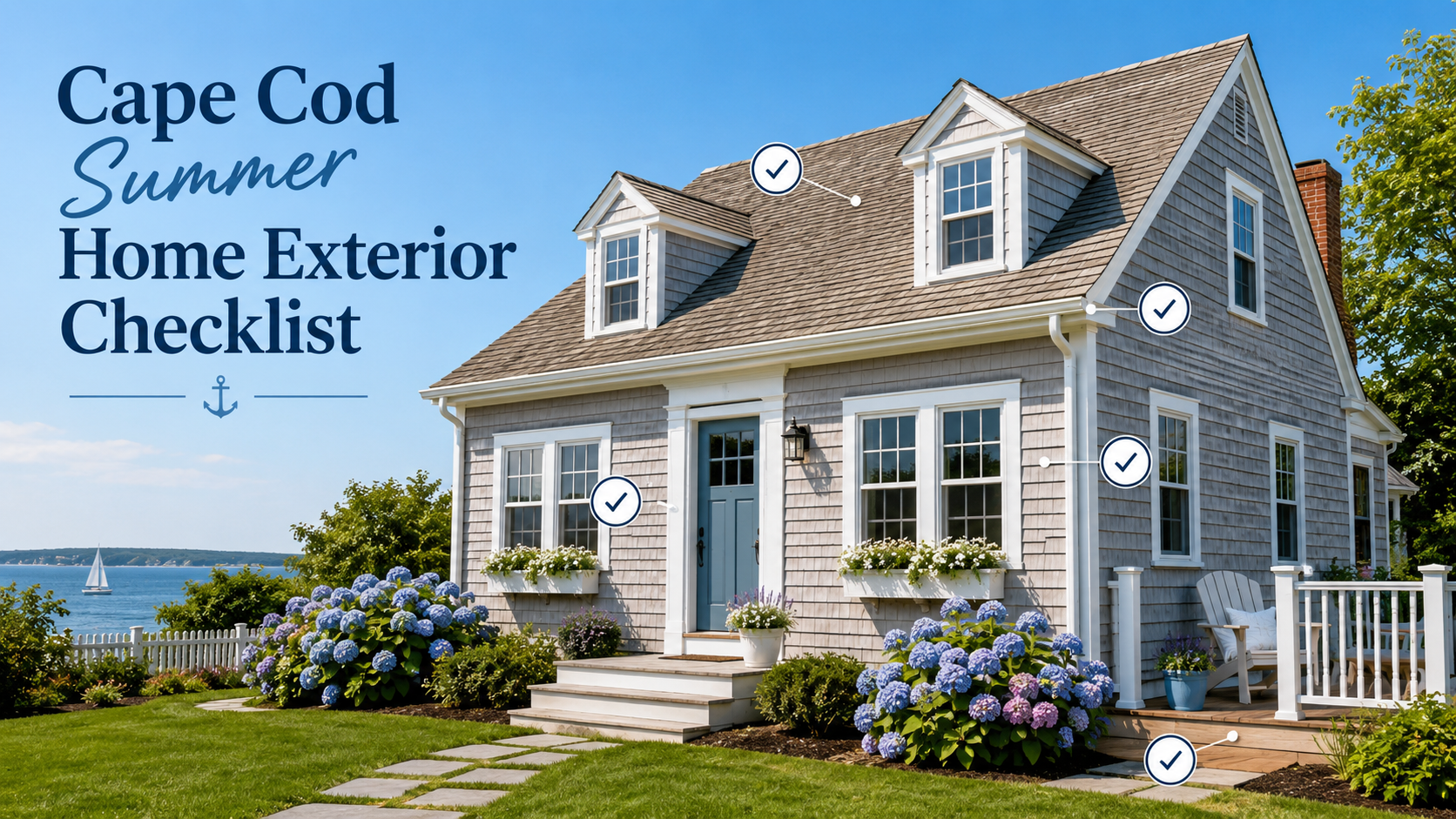 Cape Cod summer home exterior checklist